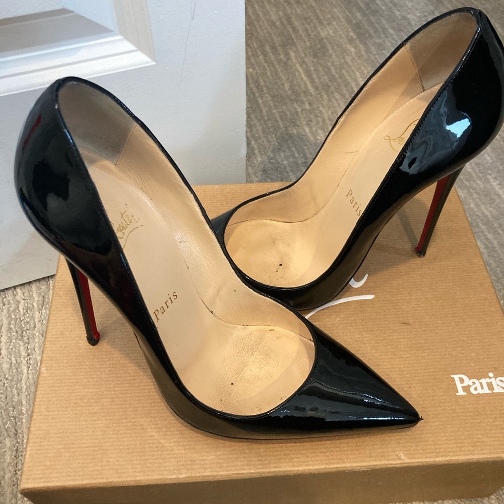 Christian Louboutin Kate black patent leather 37.5